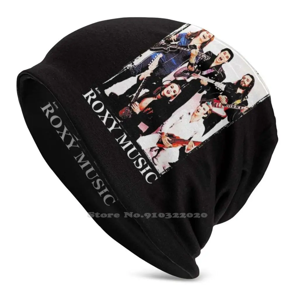 Music Knit Beanie Hat Uomo Donna Inverno Berretto Fai Da Te Musica Harley Ferry Music Eno Brian Ferry Pleasure Panther English Band