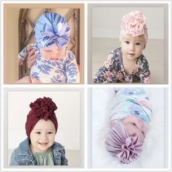 

Baby Headband Solid Cotton Turban Headbands for Baby Girls Stretchy Beanie Hat Headwear Baby Hairband Faixa Cabelo Para Bebe