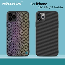 Nillkin синтетическое волокно углерода заднюю крышку и нейлон для iPhone 11 чехол тонкий чехол для iPhone 11 Pro Чехол 5,8/6,1/6,5 для iPhone11
