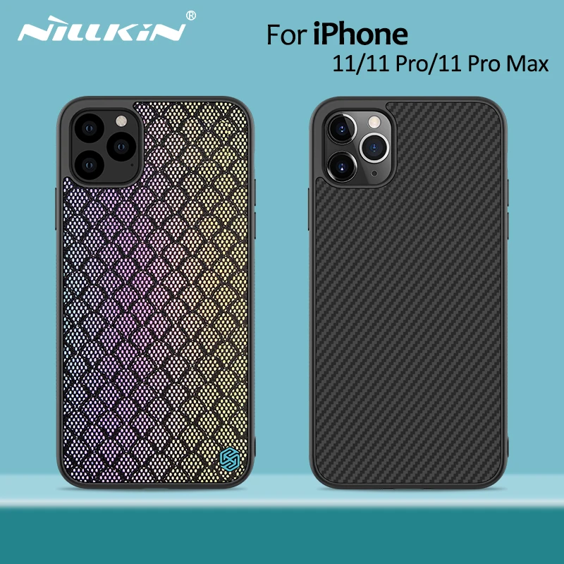 Nillkin Synthetic fiber Carbon Back Cover & Nylon for iPhone 11 case thin slim for iPhone 11 Pro case 5.8/6.1/6.5 For iPhone11 Nillkin Synthetic fiber Carbon Back Cover & Nylon for iPhone 11 case thin slim for iPhone 11 Pro case 5.8/6.1/6.5 For iPhone11