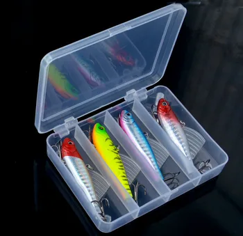 

5PCS fishing Vibe Vib Lure Fly Swing Fish Minnow Rattlin hook lure baits 6.5cm/14g
