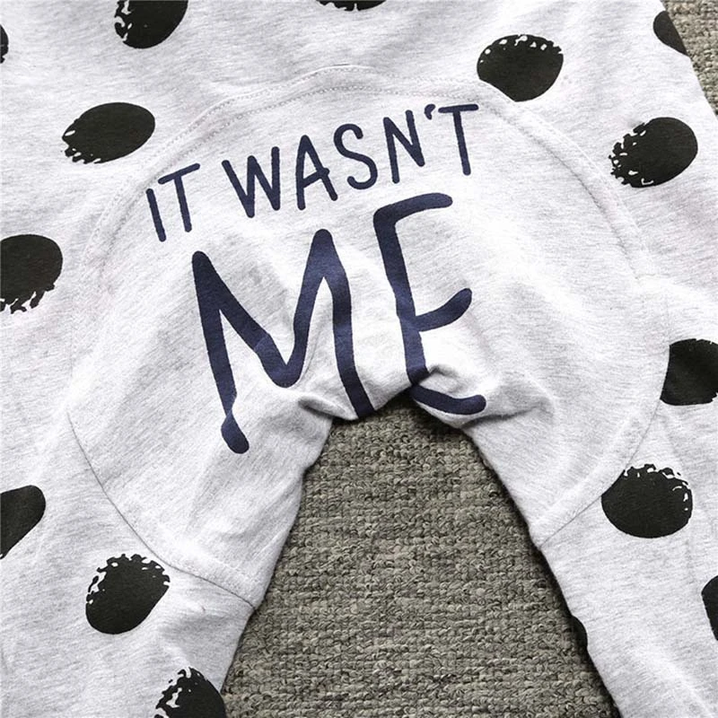INS Explosion It't Me/Одежда для новорожденных Ropa Bebe/Осенний комбинезон с длинными рукавами, хлопковый комбинезон для малышей возрастом от 6 до 24 месяцев, спортивный костюм