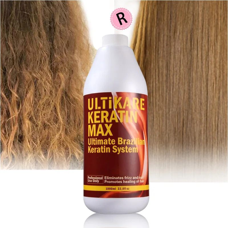 Brazilian Keratin Moisturizing Treatment Hair Care Straighten Resistant Frizzy Hair 1000ml 12% Formalin hair treatment hair straightening treatment
