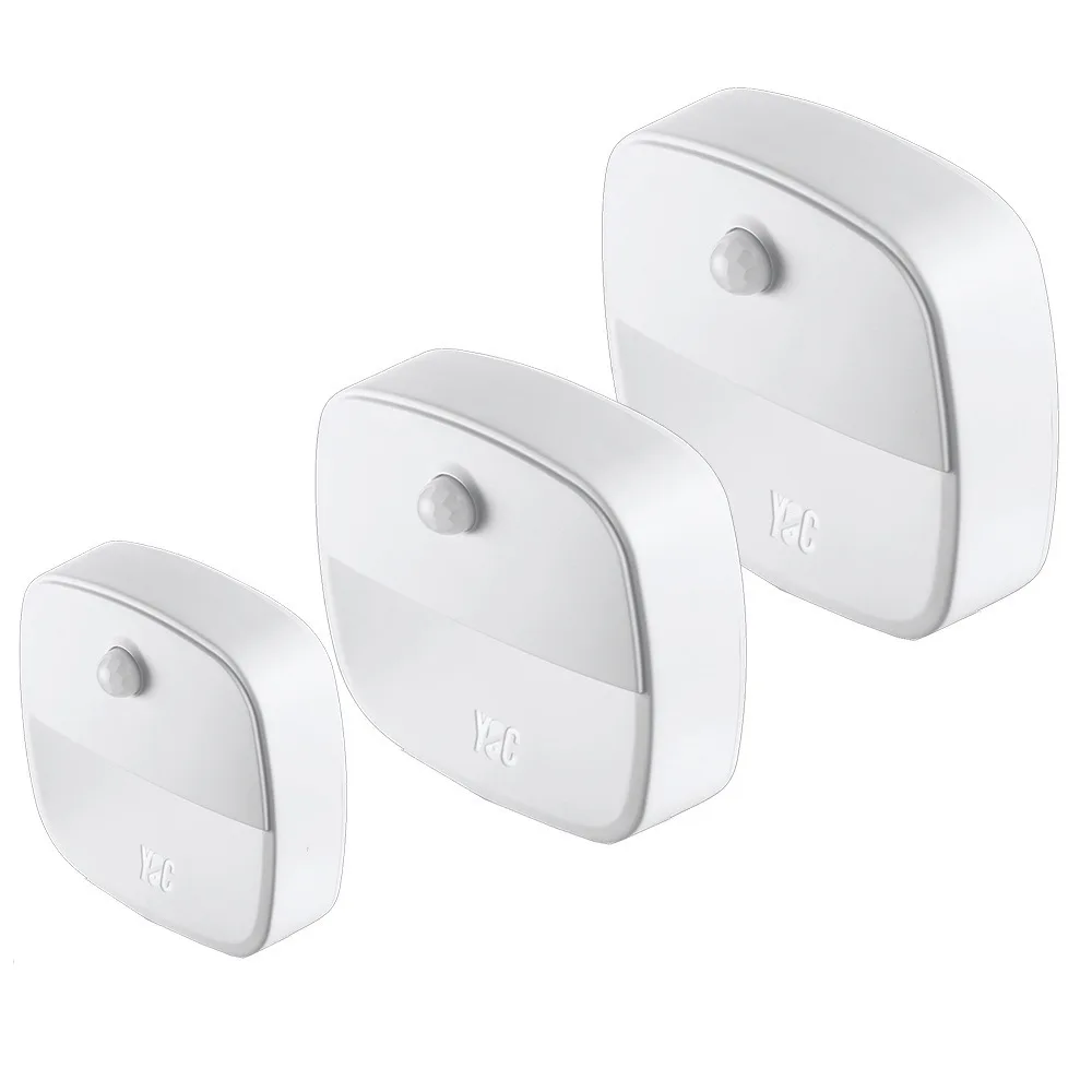 

Simple Modern Version Household Small Night Lamp yi chu deng LED Wall Lamp Body Sensing Night Light 3-Pack Set