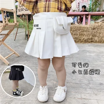 

2020 New Arrival Girls Pocket Draped Skirt Spring Fashion Baby Girls Skirts 1-7 Years