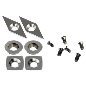 

Silver Carbide Cutter Insert Wood Lathe Turning Tool Equipment for Woodworking