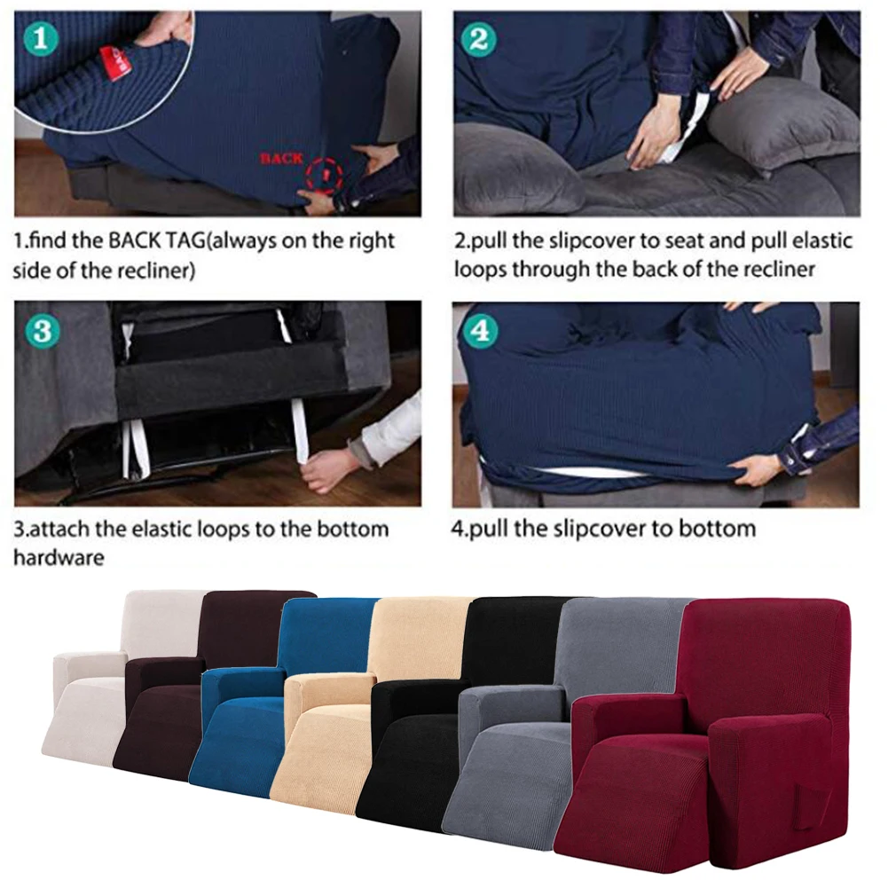 Ткань Wingback украшение кресло водонепроницаемый чехол для дивана от пятен эластичный Полный обёрточная бумага Твердые износостойкие защиты дома