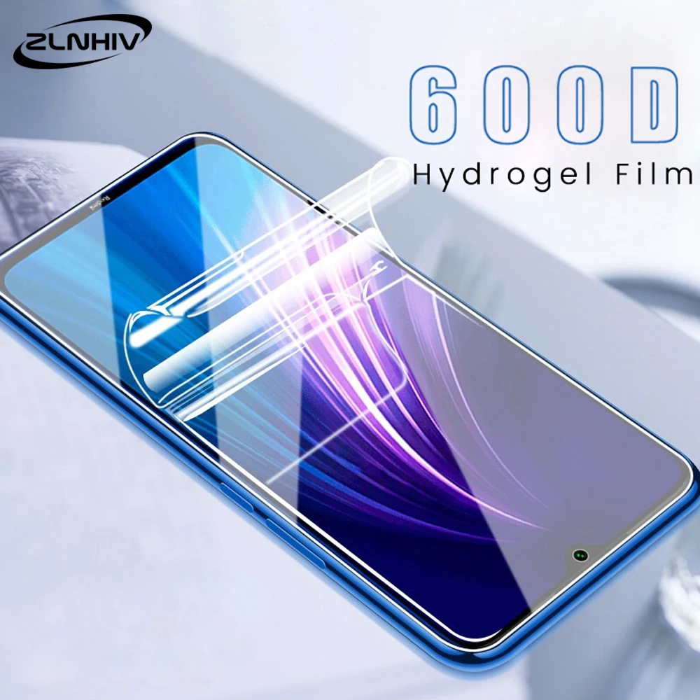 ZLNHIV покрытие Гидрогелевая пленка для xiaomi redmi note 9s 8t 8 7 6 pro Защитная телефона защита