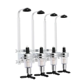 

4 Bottle Stand Optics Wall Mounted Wine Dispenser Spirit Drink Holder Bar Butler