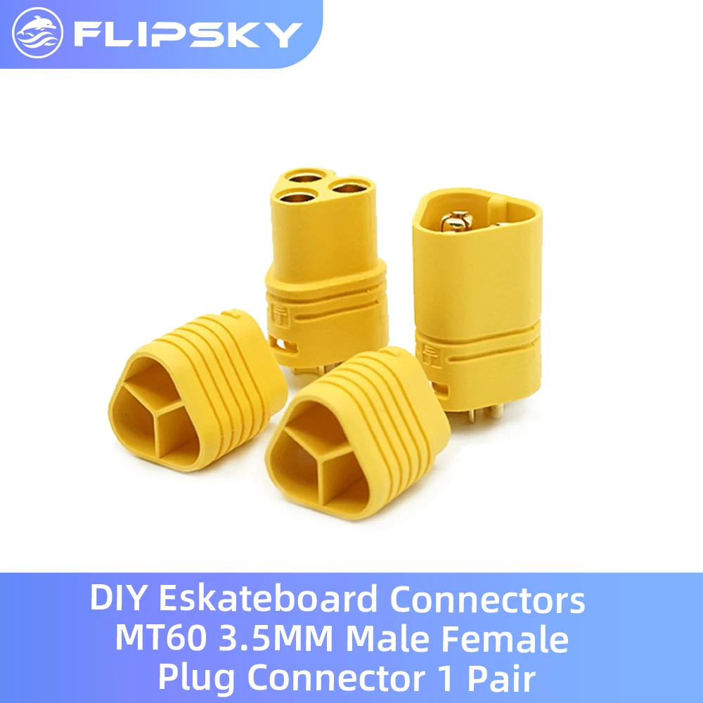 DIY разъемы Eskateboard MT60 3 5 мм Штекерный гнездовой разъем 1 пара Flipsky|Скейтборд| |