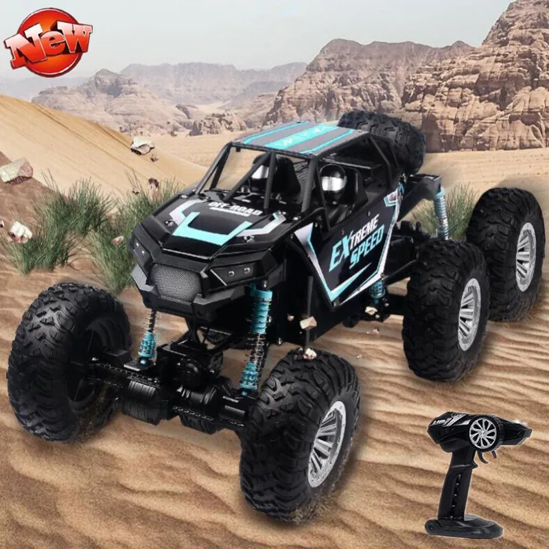 

Remote Control OFF-Road Alloy High Speed RC Car 2.4G 1:8 60CM Six Wheels 360 Degree Overturn 6WD All Terrain RC Car Model Toy