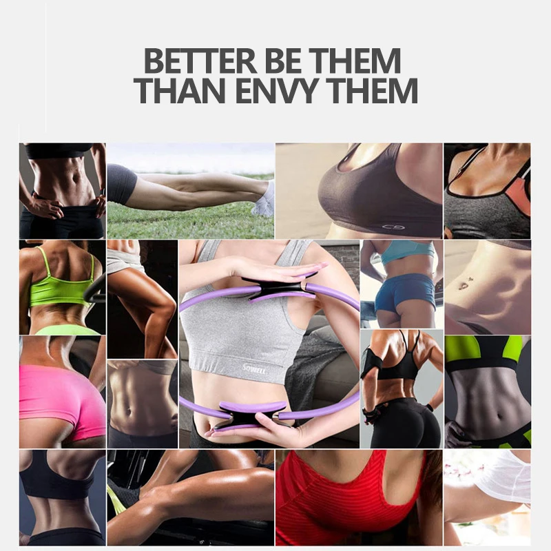 Pilates Ring Magic Circle Dual Grip Sporting Goods Yoga Ring Exercise Fitness Body Massage Loop Lose Weight Equipment Pilates Ring Magic Circle Dual Grip Sporting Goods Yoga Ring Exercise Fitness Body Massage Loop Lose Weight Equipment