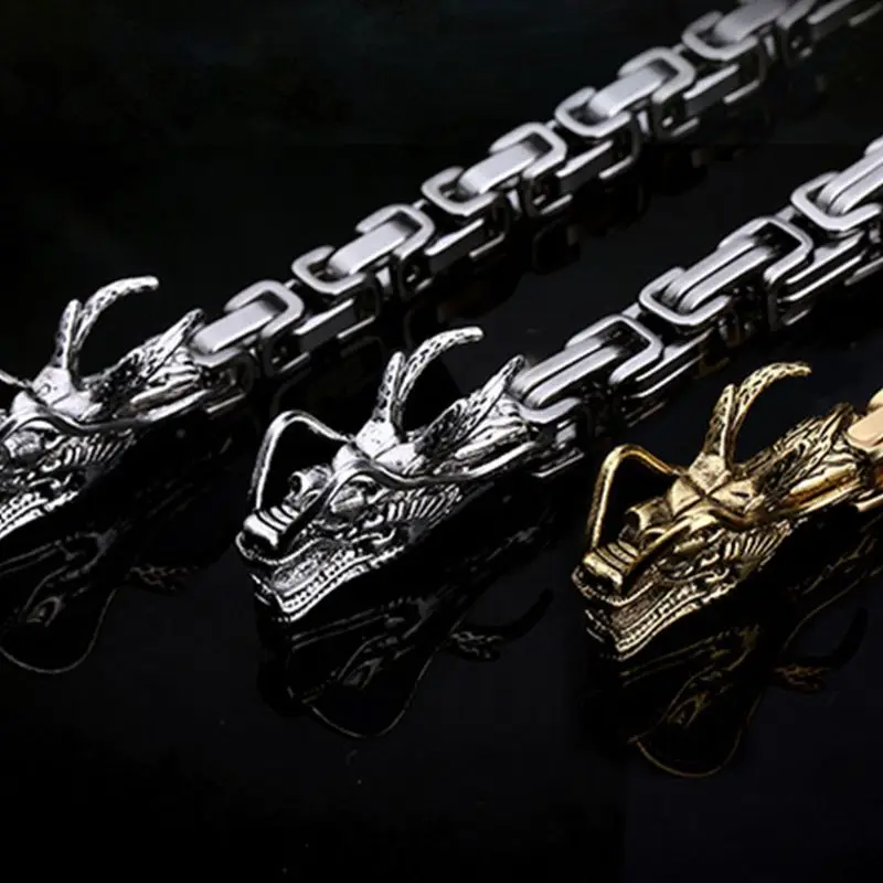Нержавеющая сталь открытый самообороны Дракон цепи для женщин мужчин браслет ручной Тактический металлический хлыст путешествия Мемориал подарок