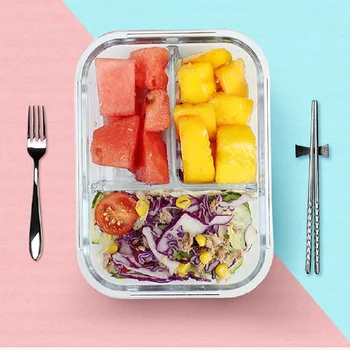 

GESEW Lunch Box For Kids Microwave Heating Leakproof Food Container With Compartment Bento Box Food Storage Kitchen Accessories