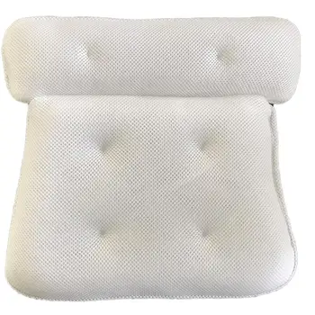 

Newest Bath Cushion with Suction Cups Bathtub Pillow for Home Bathroom Spa #BO