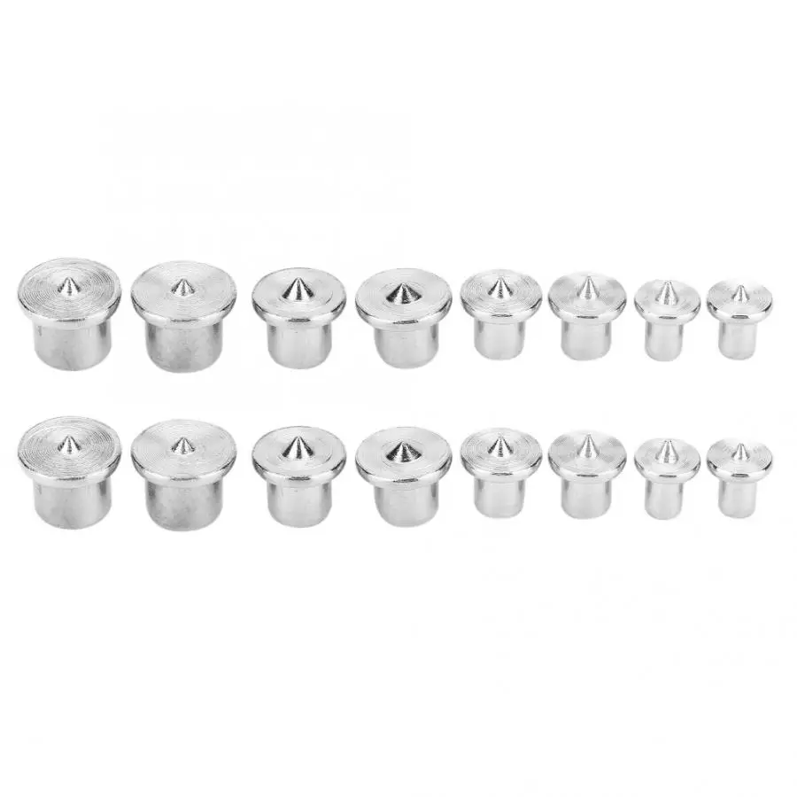 8pcs Woodworking Dowel Centers Tenon Alignment Tool Points Marker 6/8/10/12mm Dowel Tenon Center Set Transfer Plugs