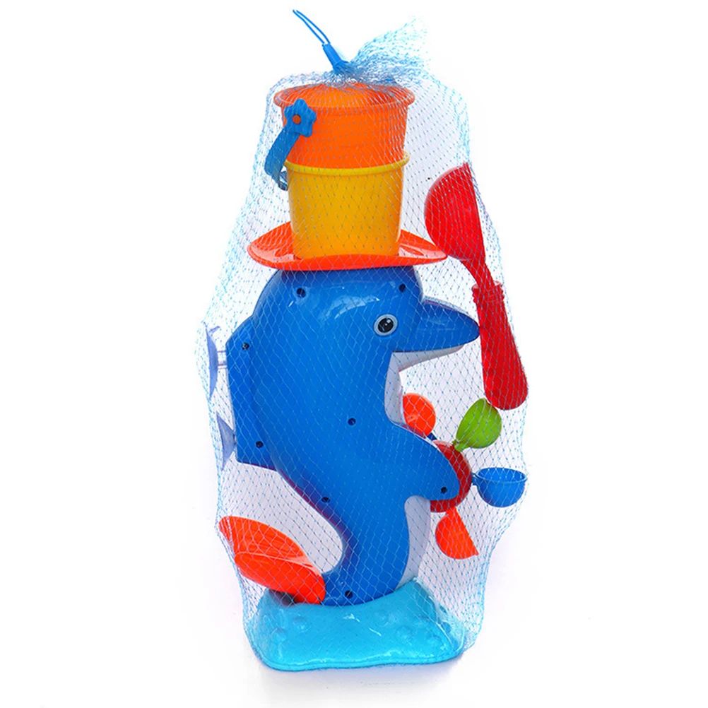 Children Bathing Beach Toys Cute Penguin Water Tank Shower Faucet Water Spray 3 Pieces Of Toys