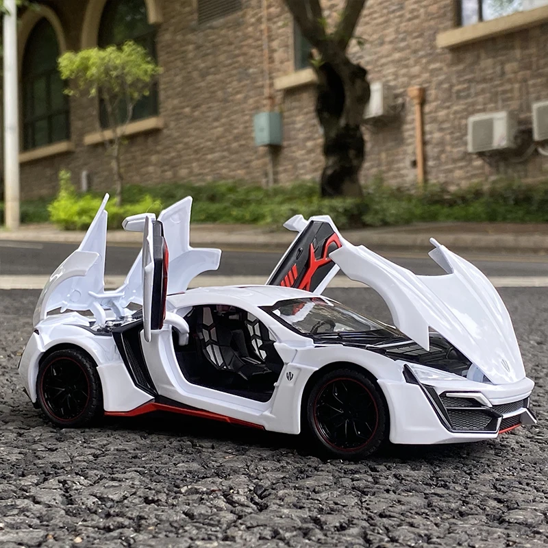 1:32 Lykan Hypersport Alloy Sport Car Model Diecast & Toy Metal Vehicles SuperCar Model Simulation Collection Childrens Toy Gift 6