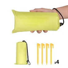 Портативное карманное водонепроницаемое складное одеяло-матрас для кемпинга коврик для пикника песок пляж путешествия Туризм влагостойкий 140*200 см