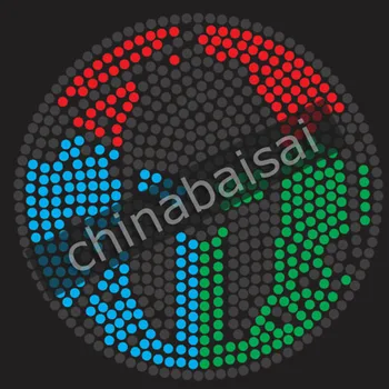 

This is a black mask Rhinestone Transfer Motif Designs