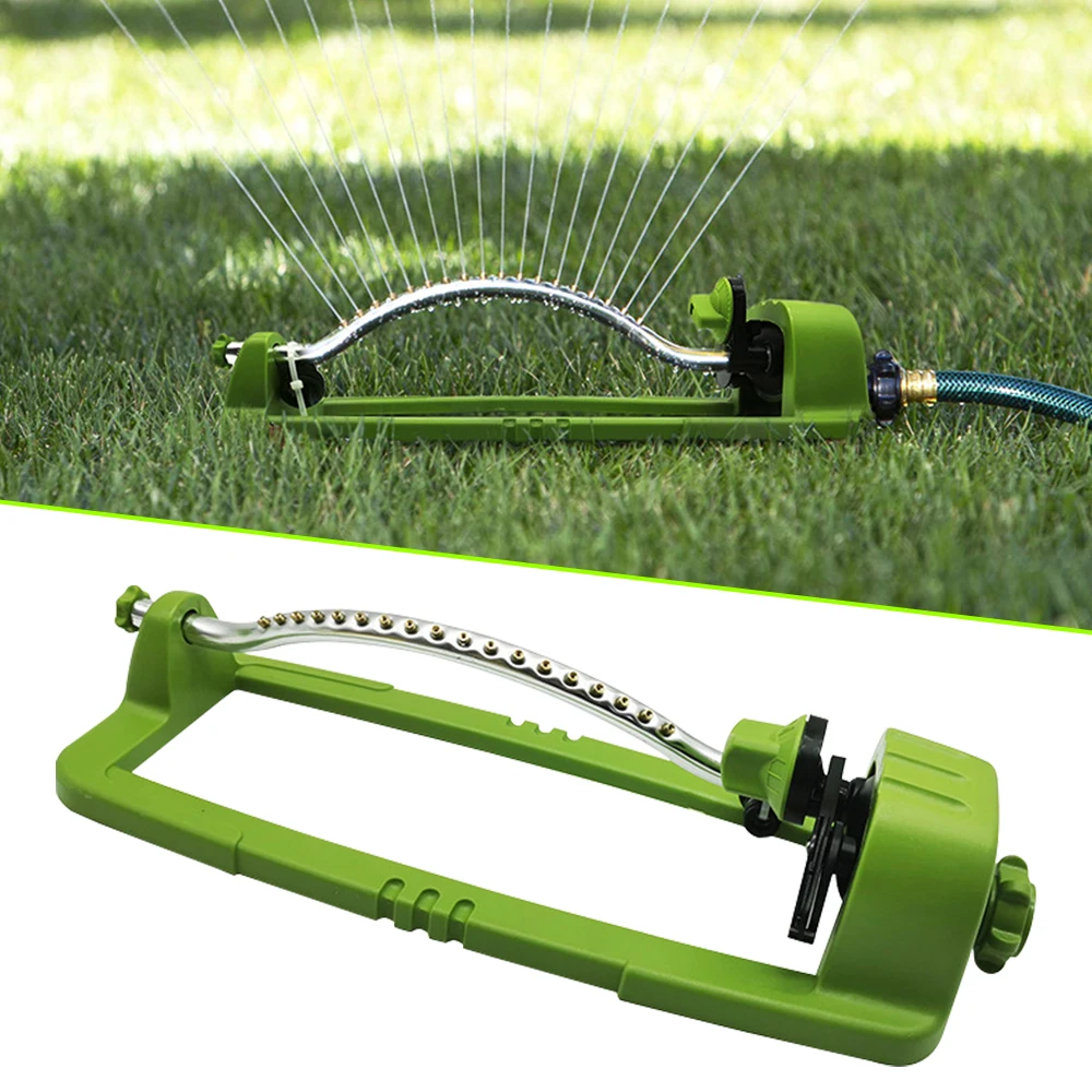 

18-hole Lawn Sprinklers Adjustable Watering Sprinkler Sprayer Swing Type Sprinkler Lawn Garden Watering Irrigation Tool