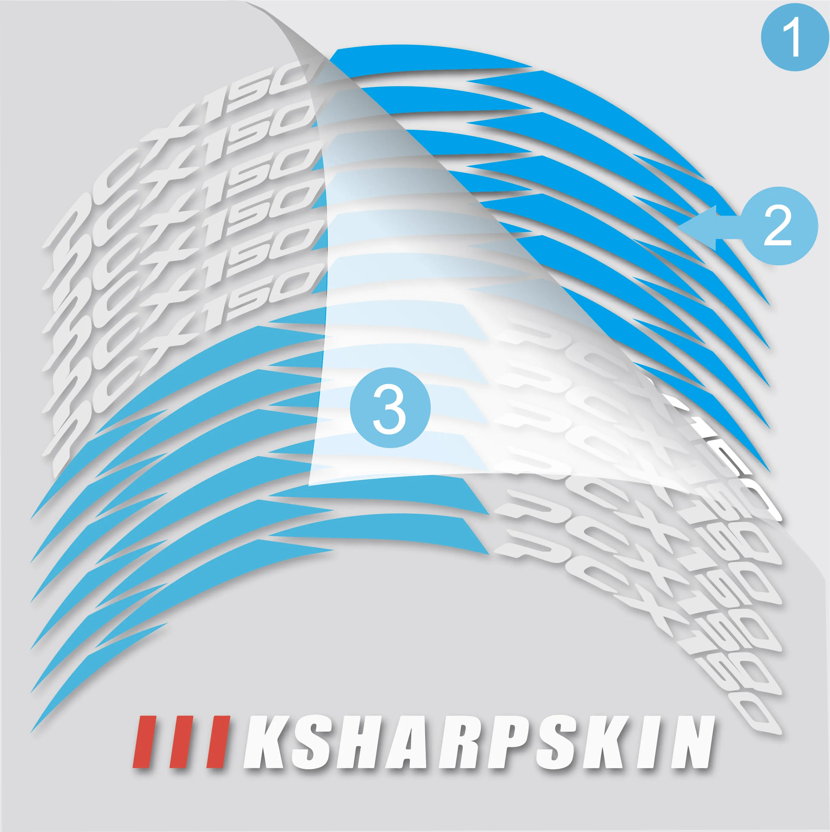 Новая модификация шин, наклейки на мотоцикл, автозапчасти, пленка на колеса, индивидуальная рамка, светоотражающие наклейки для HONDA PCX PCX150