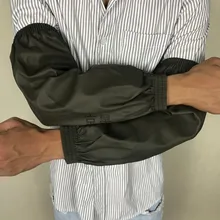 Кожа 4-проводной Водонепроницаемый манжета для взрослых Для мужчин и Для женщин Pu длинный рукав Кепки масла, износостойкие, очистка охраны труда для защиты