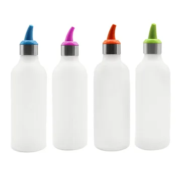 

4 Pack Condiment Squeeze Bottles, Jam Squeeze Bottle, Condiments Ketchup Camping Sauce, BBQ, Dressings, Syrup