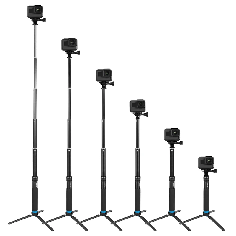 Выдвижной Штатив ручной монопод для DJI Osmo Xiaomi Yi 4k 2 GoPro 7 6 5 4 Мобильный телефон