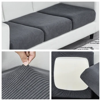 

Elastic universal sofa cushion cover custom solid color sofa cover all-inclusive universal seat cover shower cap style
