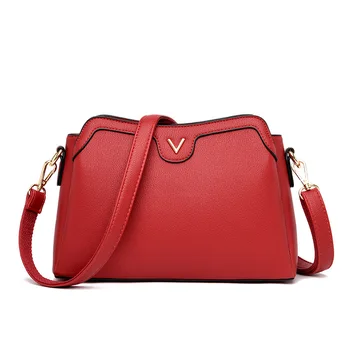 

Luxury Brand Leather Crossbody Bags for Women 2020 High Quality Women Fashion Handbag Big Capacity Messenger Shoulder Bags