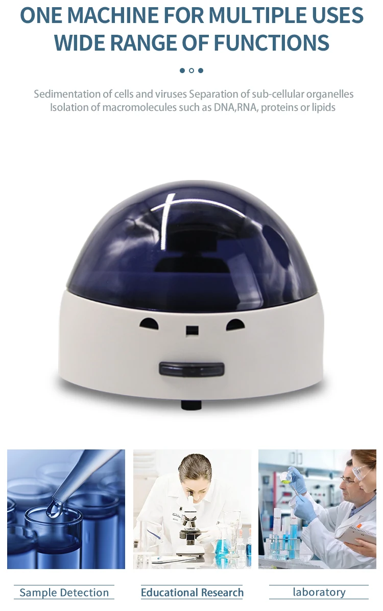 IKEME prp Mini Centrifuge Laboratory Centrifuges 5000rpm 7000rpm Dlab para 0,2 0,5 1,5 2ml tubo centr&iacute;fugo