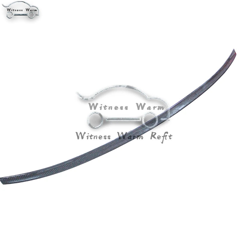 For Audi A6 C7 Spoiler Carbon Fiber Rear Spoiler Trunk Wing 2012 2013