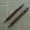 Wooden Mechanical Pencil 0.5mm Automatic Pen For Office School Nature Walnut Wood Drawing Writing Traditional Chinese Stationery 5
