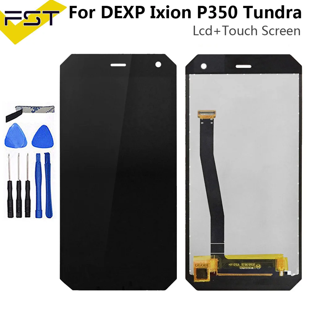 Черный для DEXP Ixion P350 Tundra ЖК-дисплей + сенсорный экран в сборе Высокое качество