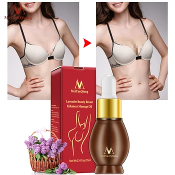 

Beauty Breast Enhancer Massage Oil Lavender Natural Plant Promote Breast Growth Essence Chest Massage Oil TSLM1