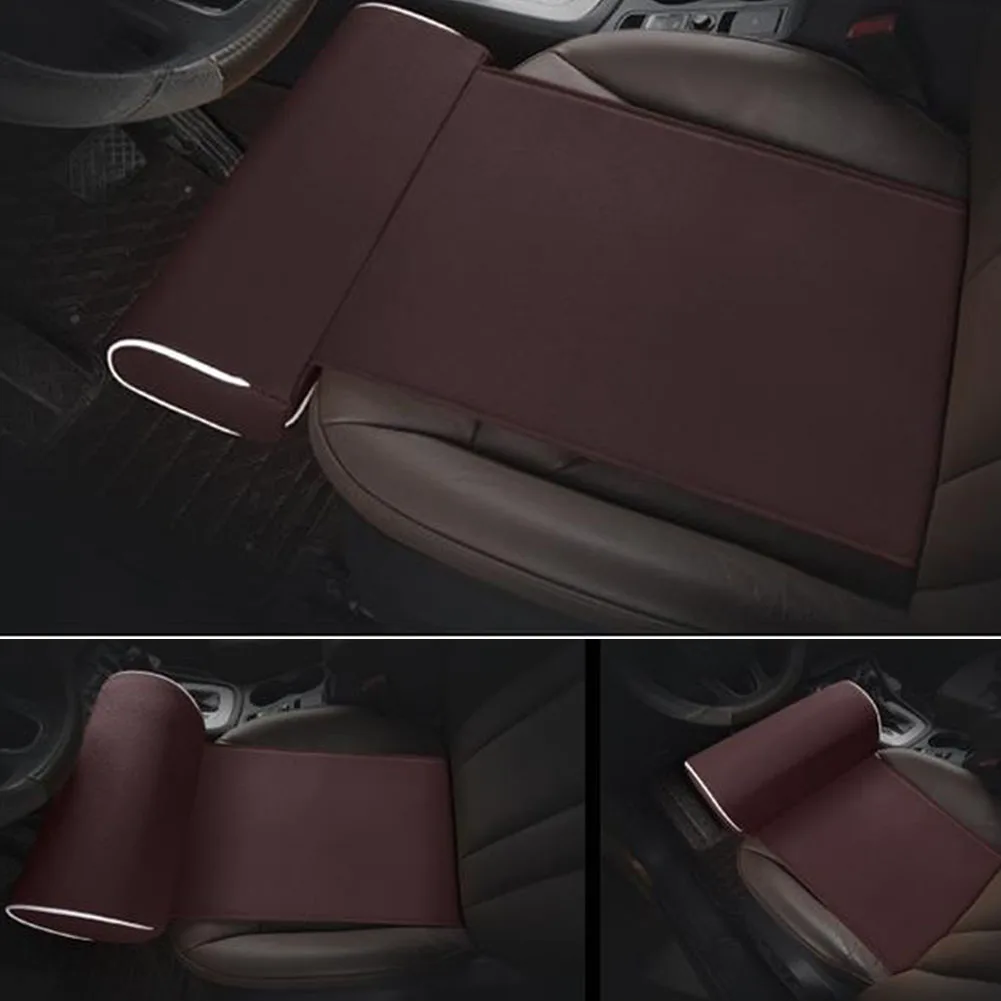 

PU Leather Leg Support Pillow Lengthened Rest Car Universal Office Extended Buckled Auto Seat Cushion Home Long Distance Driving