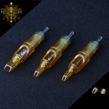 

Tattoo Cartridge Needle 10PCS RL/M1/RM Professional Disposable Semi-Permanent Eyebrow Lip Makeup Needles For Tattoo Machine Pen