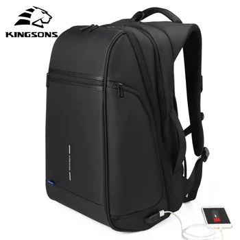 

Man Backpack Fit 15 17 inch SLR camera lens bag Laptop USB Recharging Multi-layer Space Travel Male Bag Anti-thief Mochila