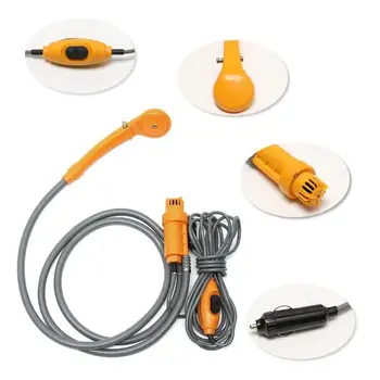 

12V Portable Travel Camping Car Pet Dog Shower 2020 Washer Electric Pump Outdoor Hiking Kit