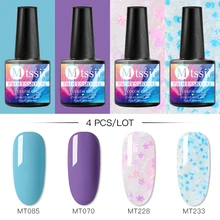 Mtssii 4/6/10 шт/набор Набор лаков для ногтей Гибридный все для маникюра 8 мл Цвета Semi перманентность УФ ногтей премьер-гель Лаки лак для ногтей