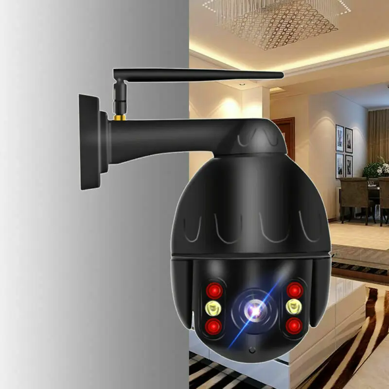 

Wireless IP Speed Dome Camera Wifi HD 1080P PTZ Outdoor Security CCTV Auto Focus 5X Zoom support SD Card metal Surveillance
