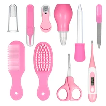 10 шт./компл. многофункциональный для новорожденных, для малышей и детей постарше для ухода за волосами, уход за волосами, уход за волосами, клиппер с термометр Уход за лошадьми комплект медицинских аксессуары
