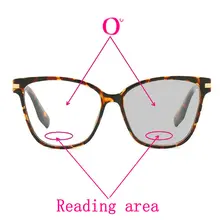 Большие двухфокусные очки для чтения, женские модные круглые очки Leoaprd, очки для чтения, высокое качество, фотохромные очки NX