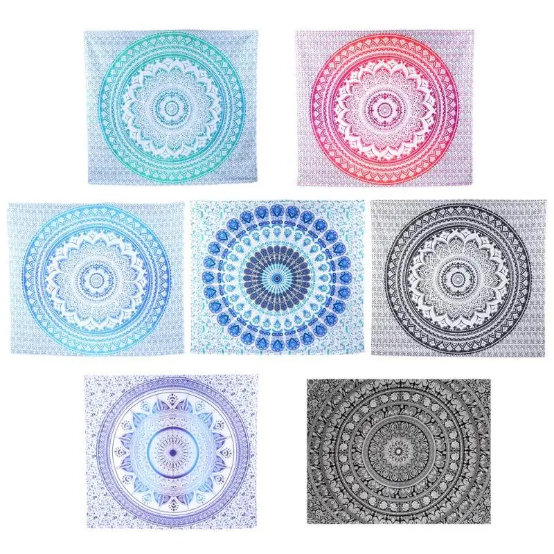 

Retro Boho Wall Tapestry Beach Travel Towel Blanket Yoga Mat Home Carpet