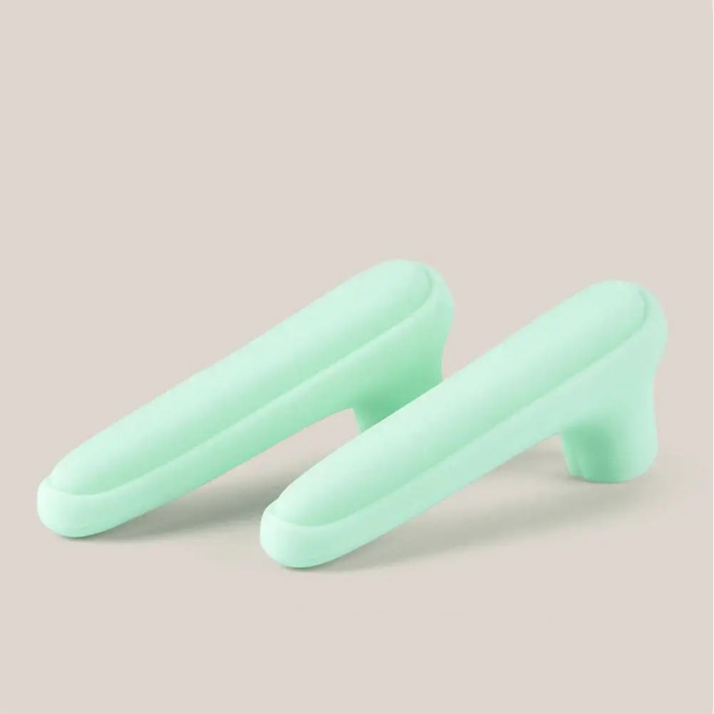 Luminous green Kuulee 2 шт Дверная ручка крышка дети анти-столкновения силиконовая светящаяся Защитная Дверная ручка Крышка помещается на дверную ручку - Цвет: Luminous green