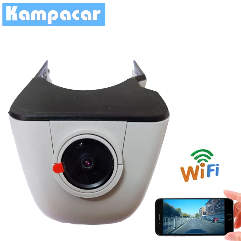 Kampacar зарядное устройство с двумя выходами для автомобиля, Wi-Fi, DVR камеры для Audi A3 A4 b7 A5 b8 A6 4F C6 Q7 4l 2006 2007 2008 2009 2010 Dash Cam авто автомобильных видеорегистраторов