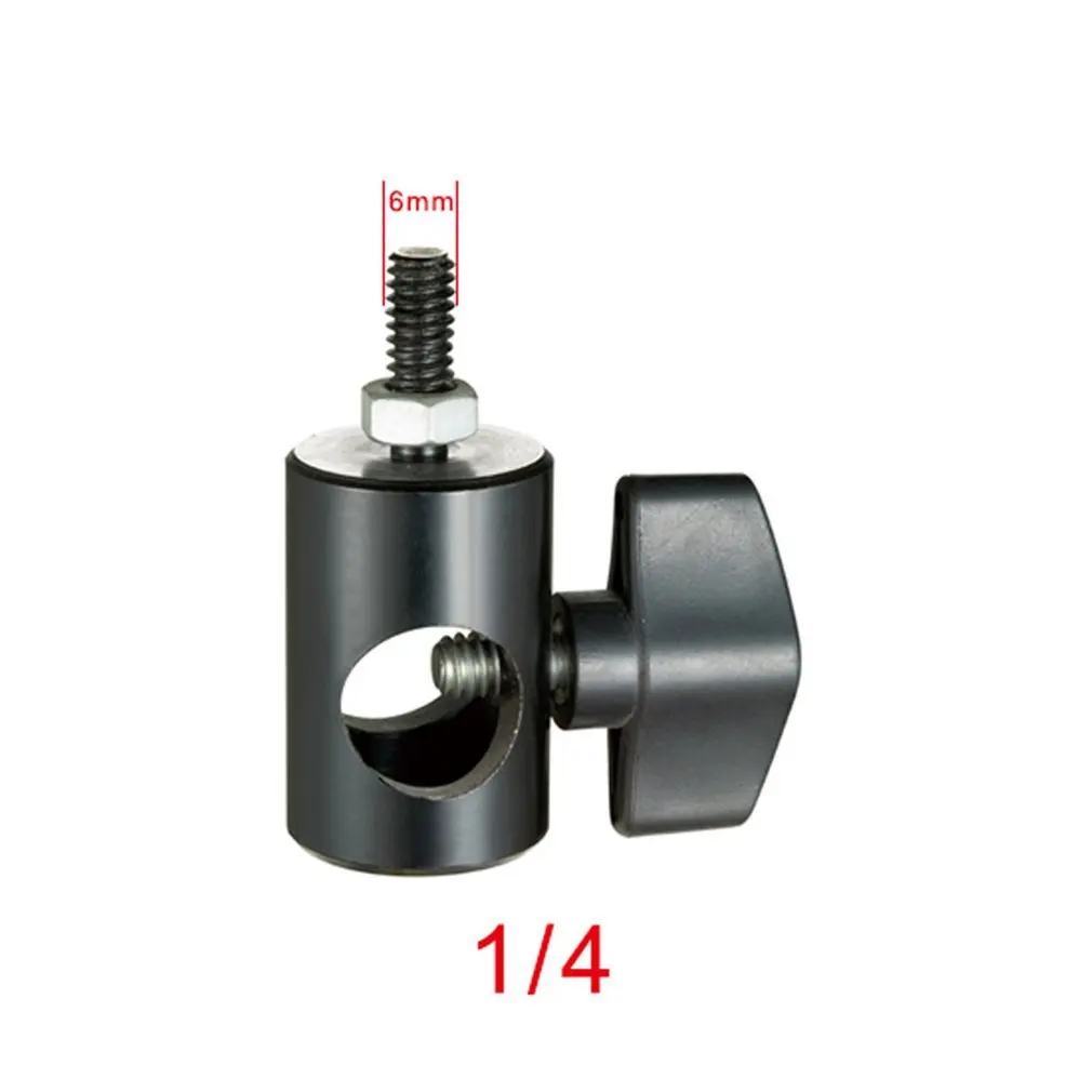 

Durable Universal Metal Speedlite Thread Adapter Screw Light Stand Bracket with Screw Mount Swivel Adapter