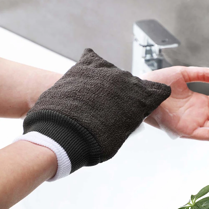 Bath Glove Brushes Massage Loofah Scrubber Body Wash Glove Shower Accessory Spa Towel Foaming Exfoliating Dead Skin Remover