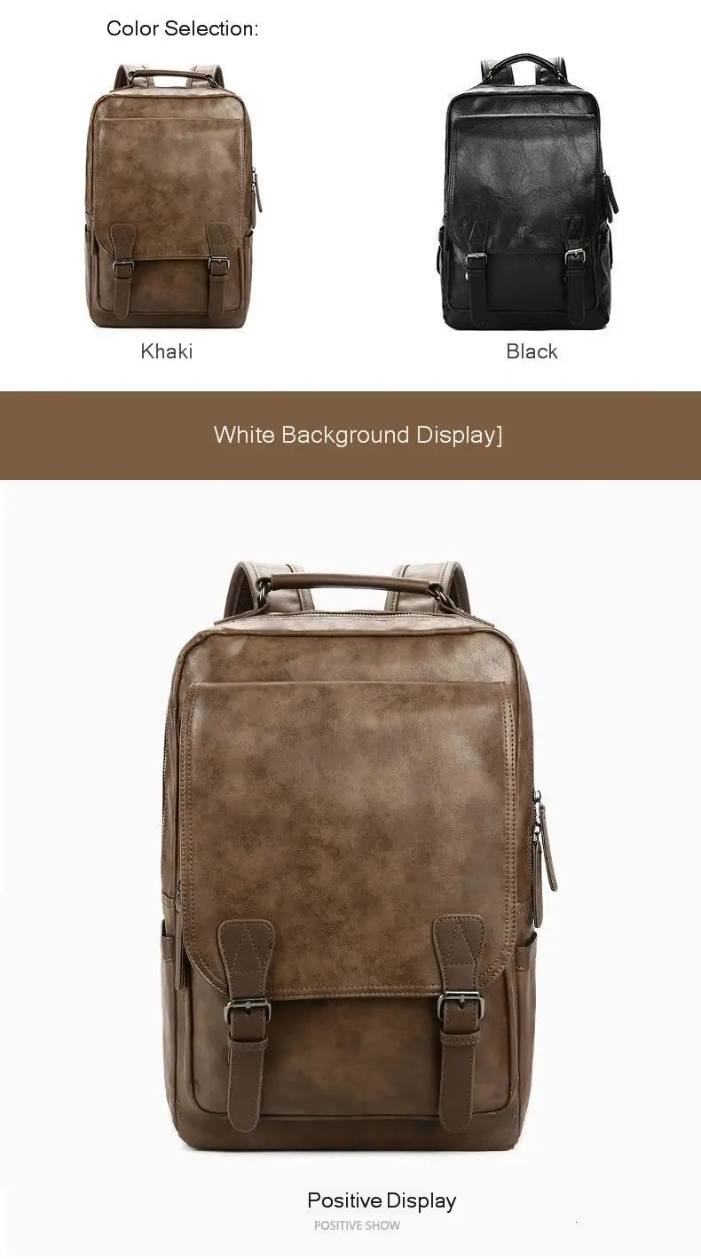 Modern minimalist fashion leather shoulder bag men's multi-functional leisure large capacity trend travel student computer bag